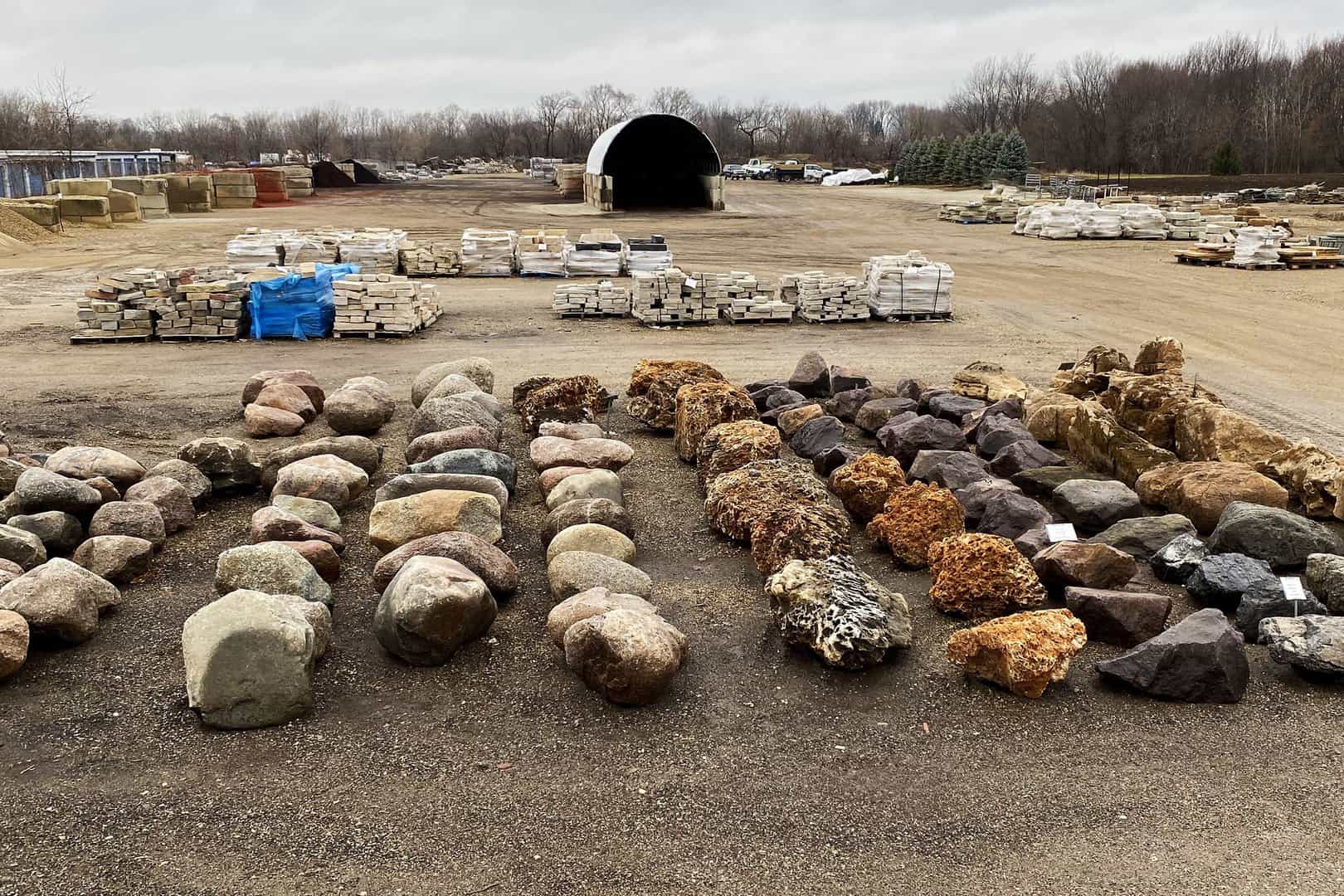 Using boulders in your landscape design | Whispering Hills Nursery, image size:1620x1080